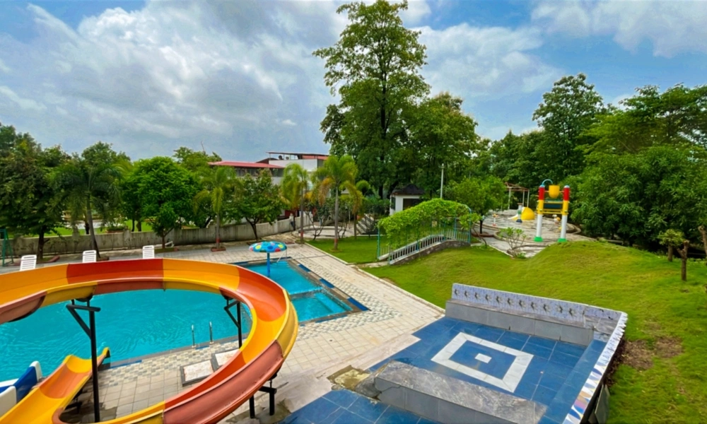 Pool & Landscape View from Top