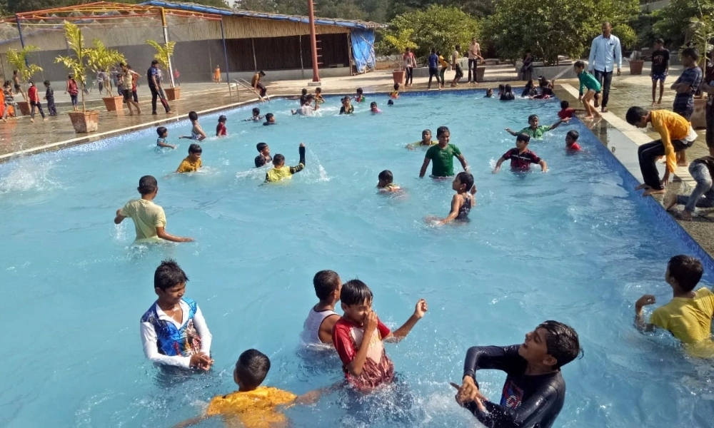 Swimming Pool Group Fun Activity