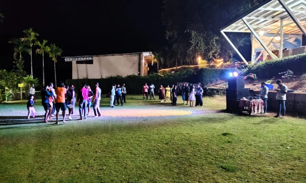 Night Event Lawn Gathering