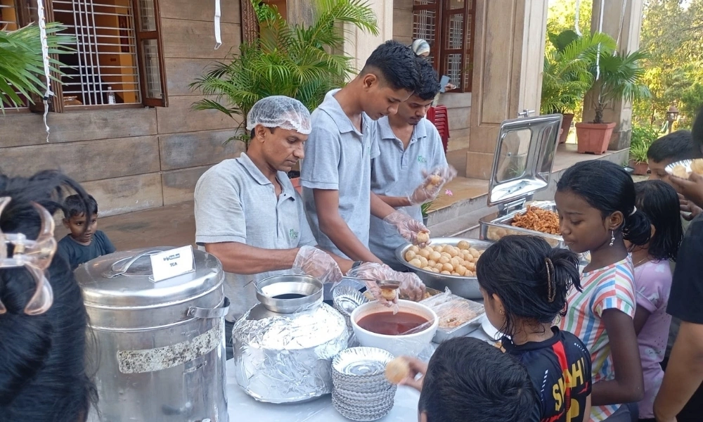 Live Food Serving Counter
