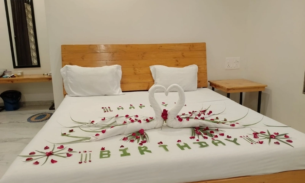 Decorated Bedroom with Romantic Setup