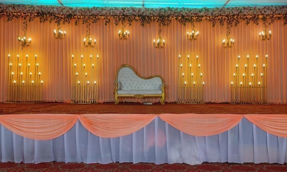 Event Stage Decoration Setup