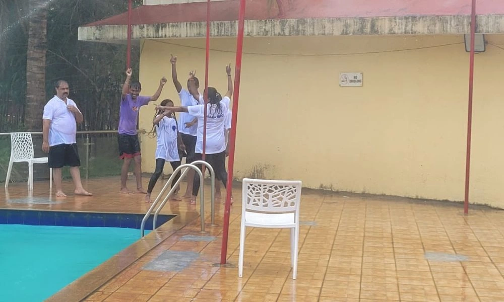 Poolside Activity Area