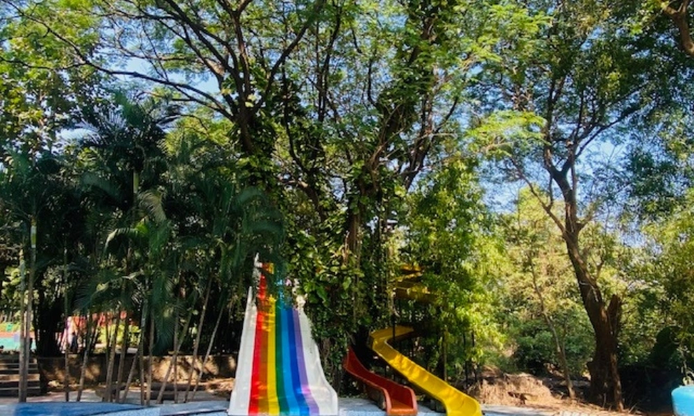 Kids Play Area with Slides
