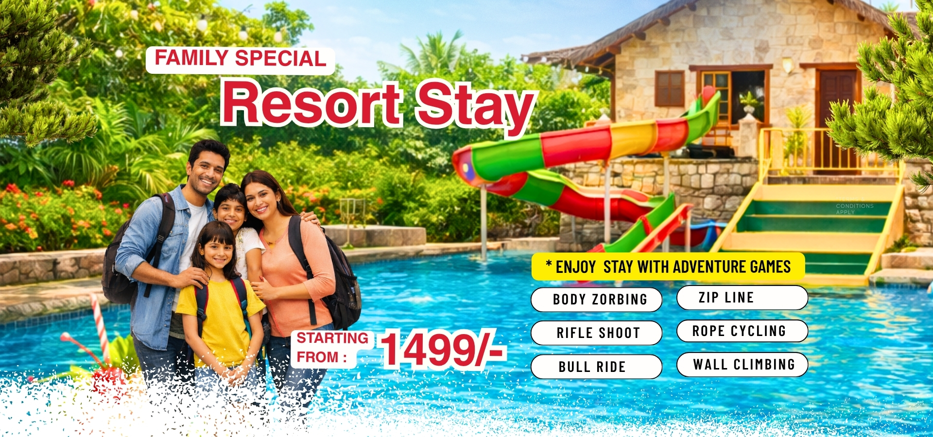Relaxing Family Weekend Retreat