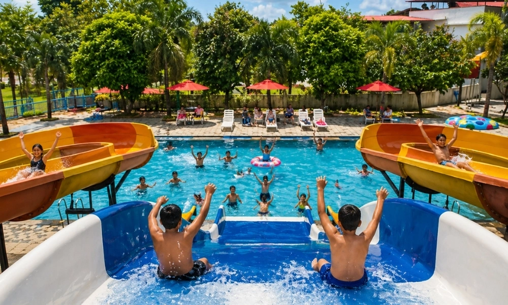 Water Slide Pool Adventure
