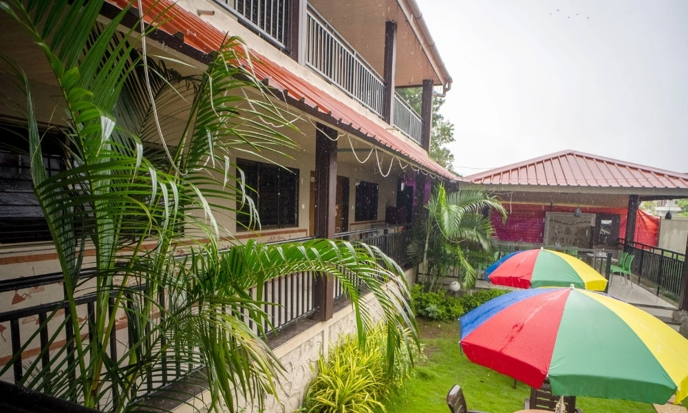 Resort Exterior Walkway View