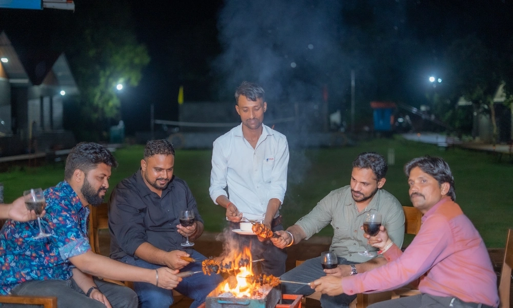 Friends Bonfire Night Fun