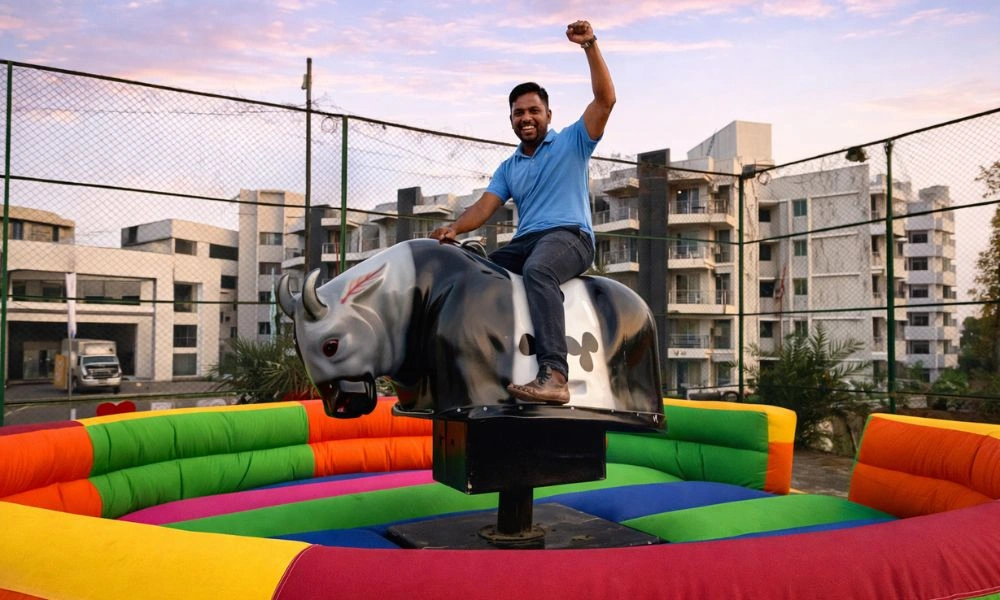 Bull Ride Adventure Game