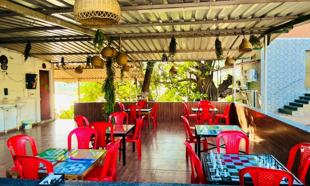 Covered Dining Area with Seating