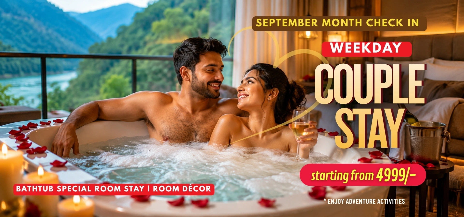 Couple Stay - Adventure Resort