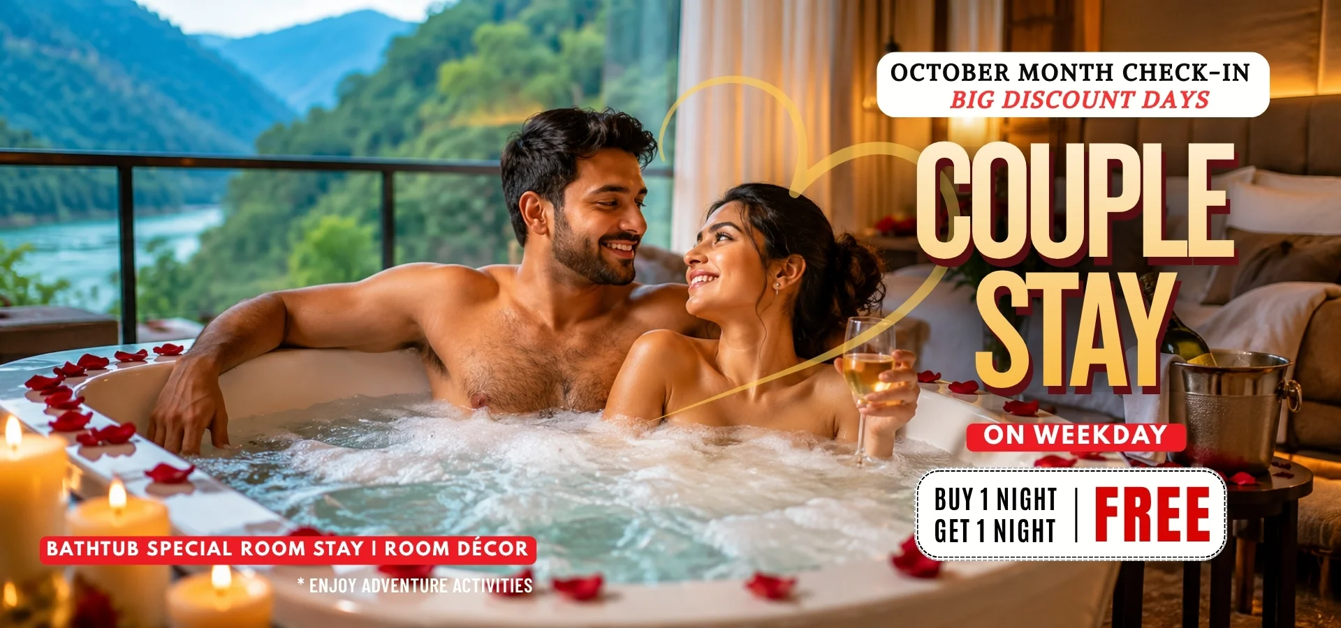 Couple Stay - Adventure Resort