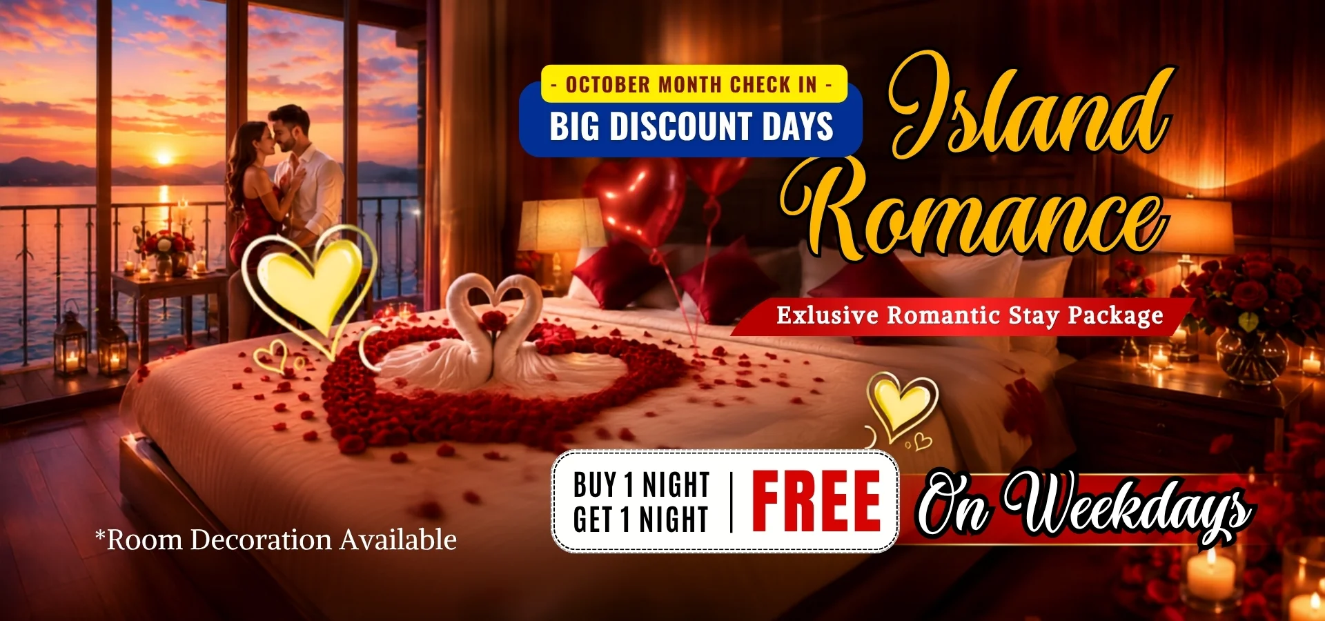 Couple Package – Weekday Offer
