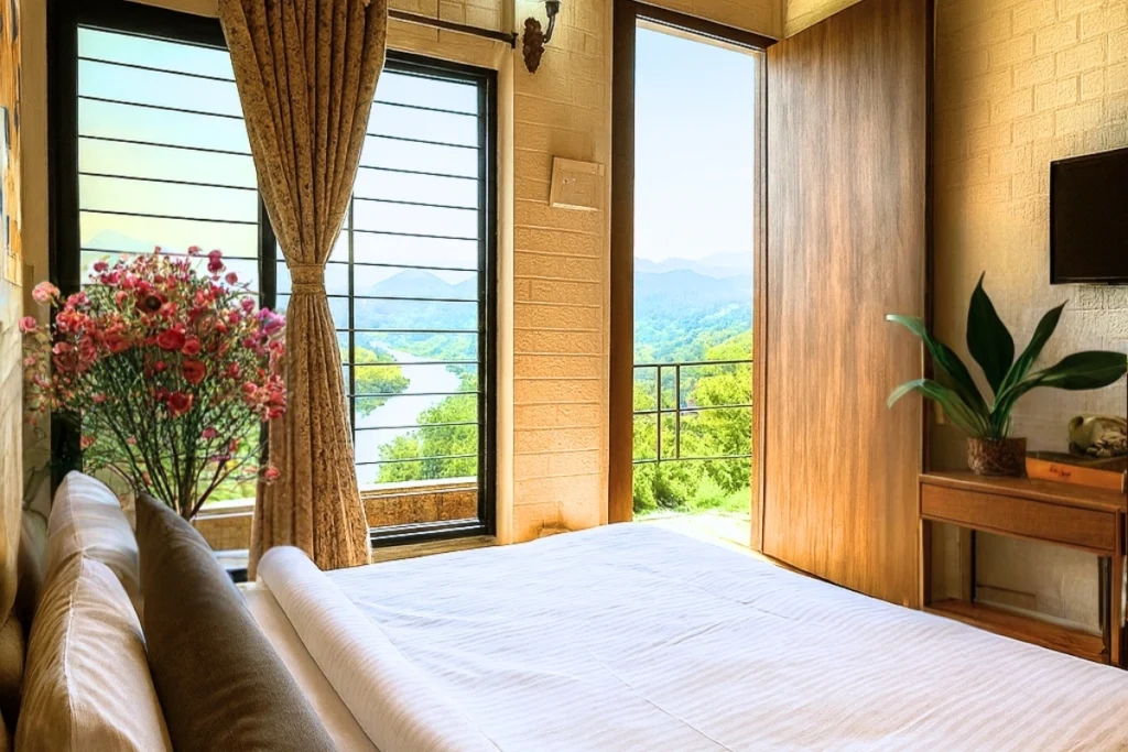 lakeview cottages bed room