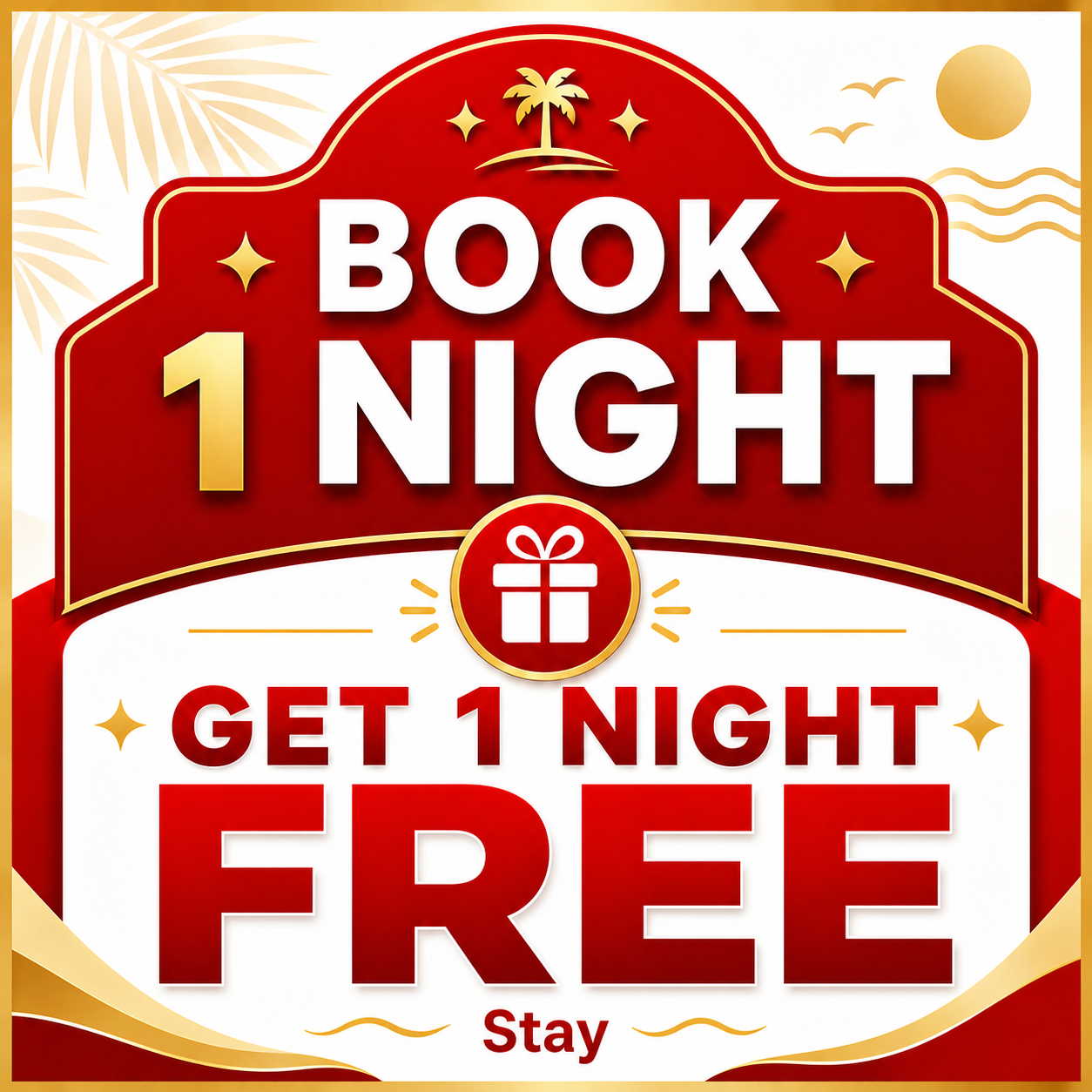 Book 1 Night Get 1 Night Free