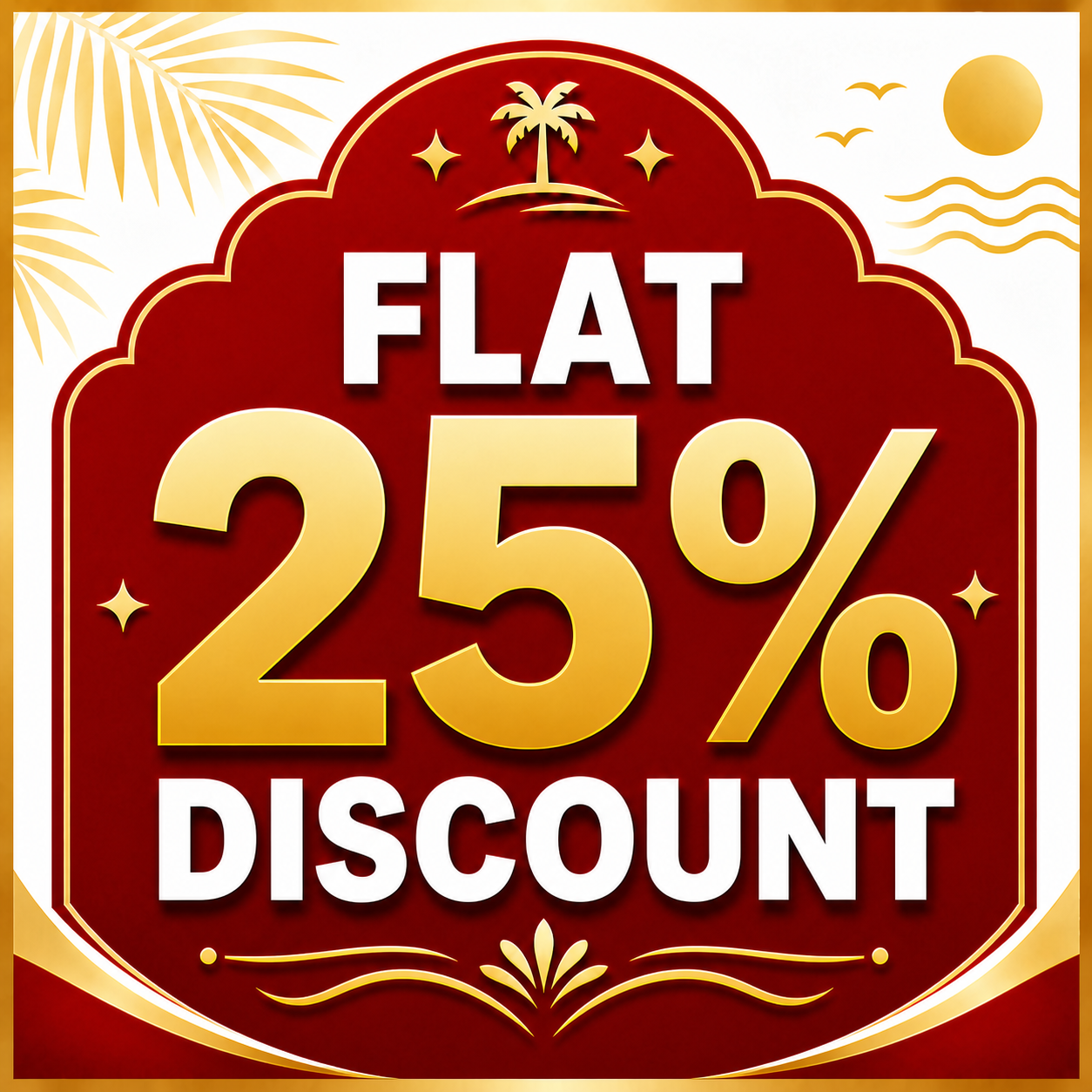 Flat 25% Discount