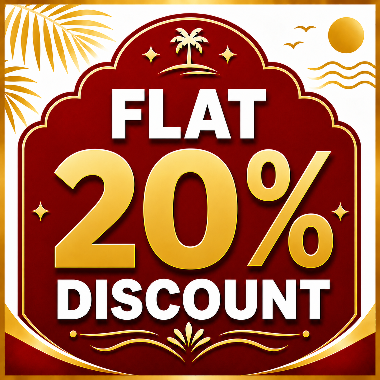 Flat 20% Discount