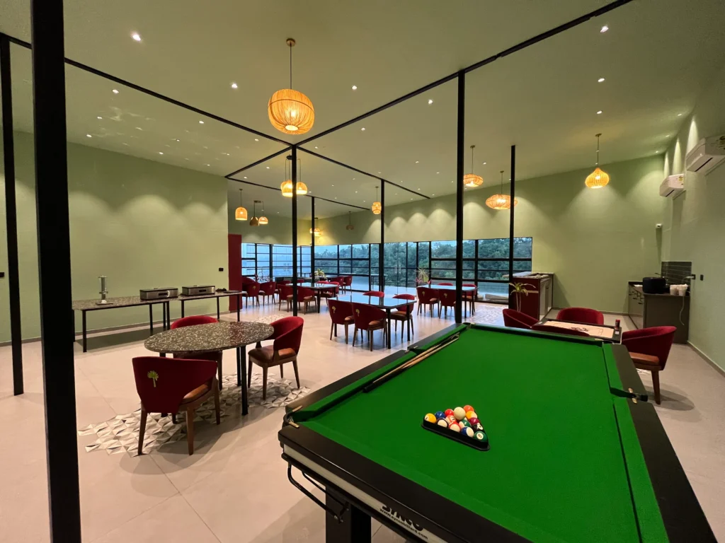 Billiards Table in Premium Game Room