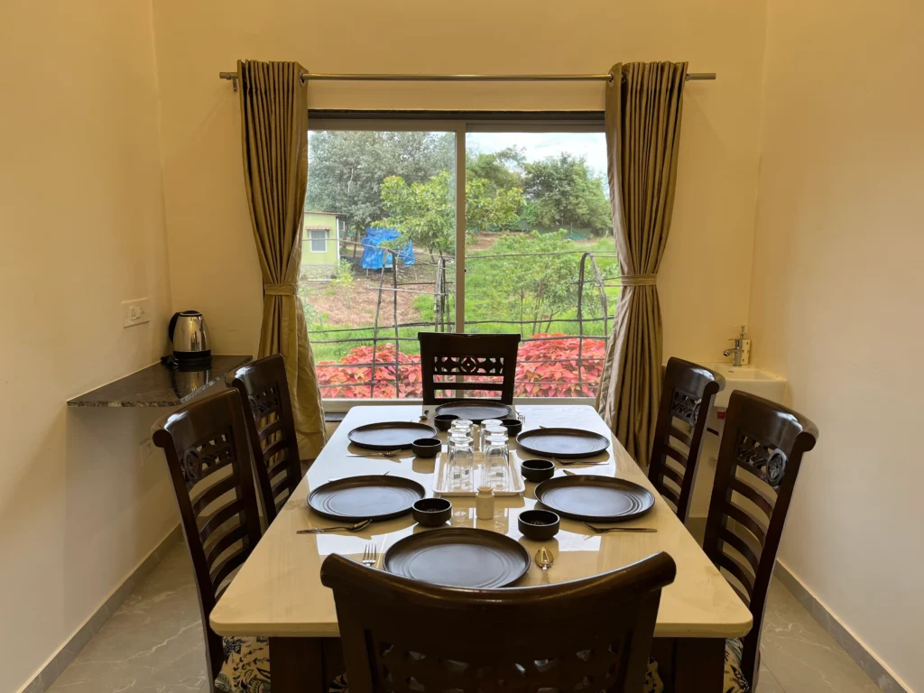 Elegant Dining Area with Scenic View