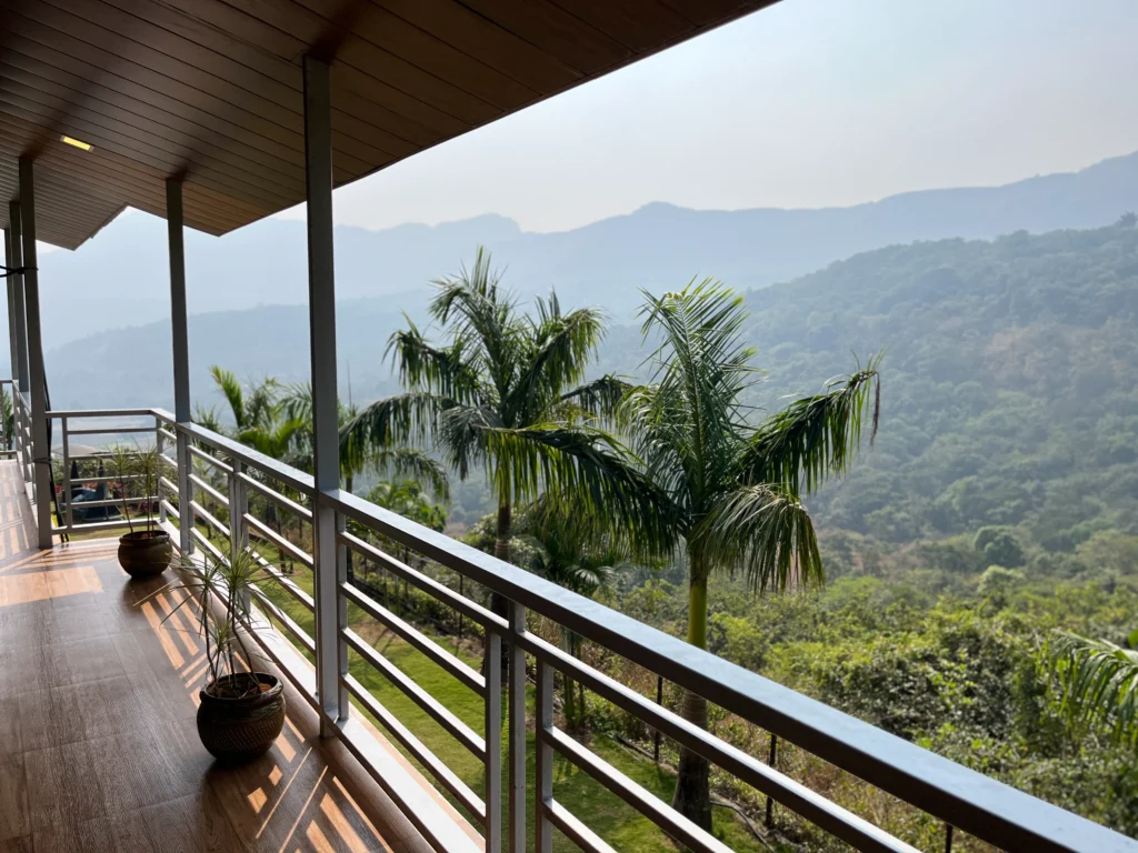 Scenic Balcony with Mountain View Seating