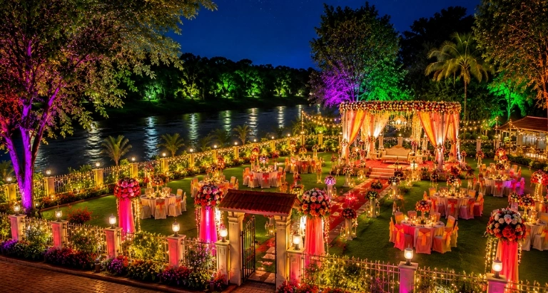 Rustic River Resort Destination Wedding