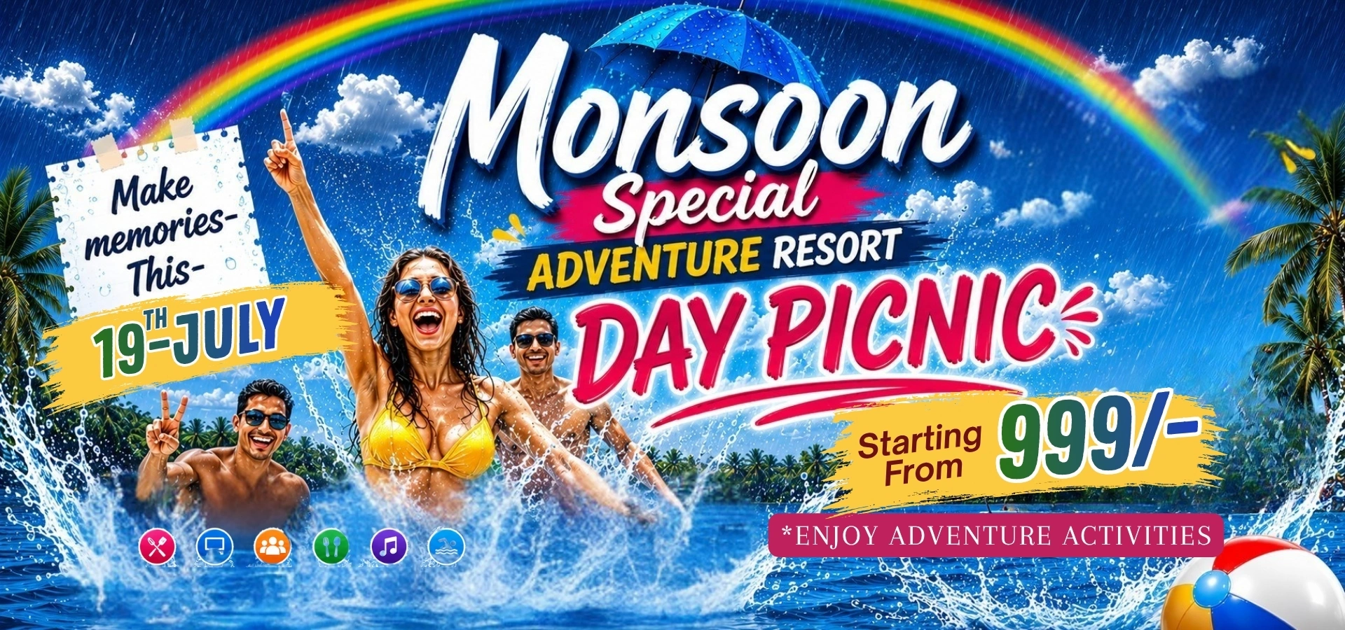 Monsoon Day Picnic Offer