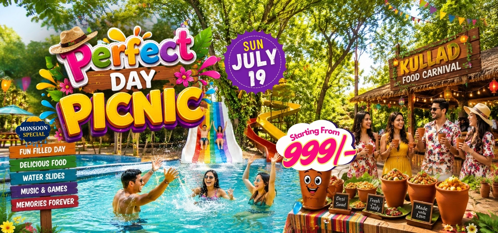 Monsoon Day Picnic Offer