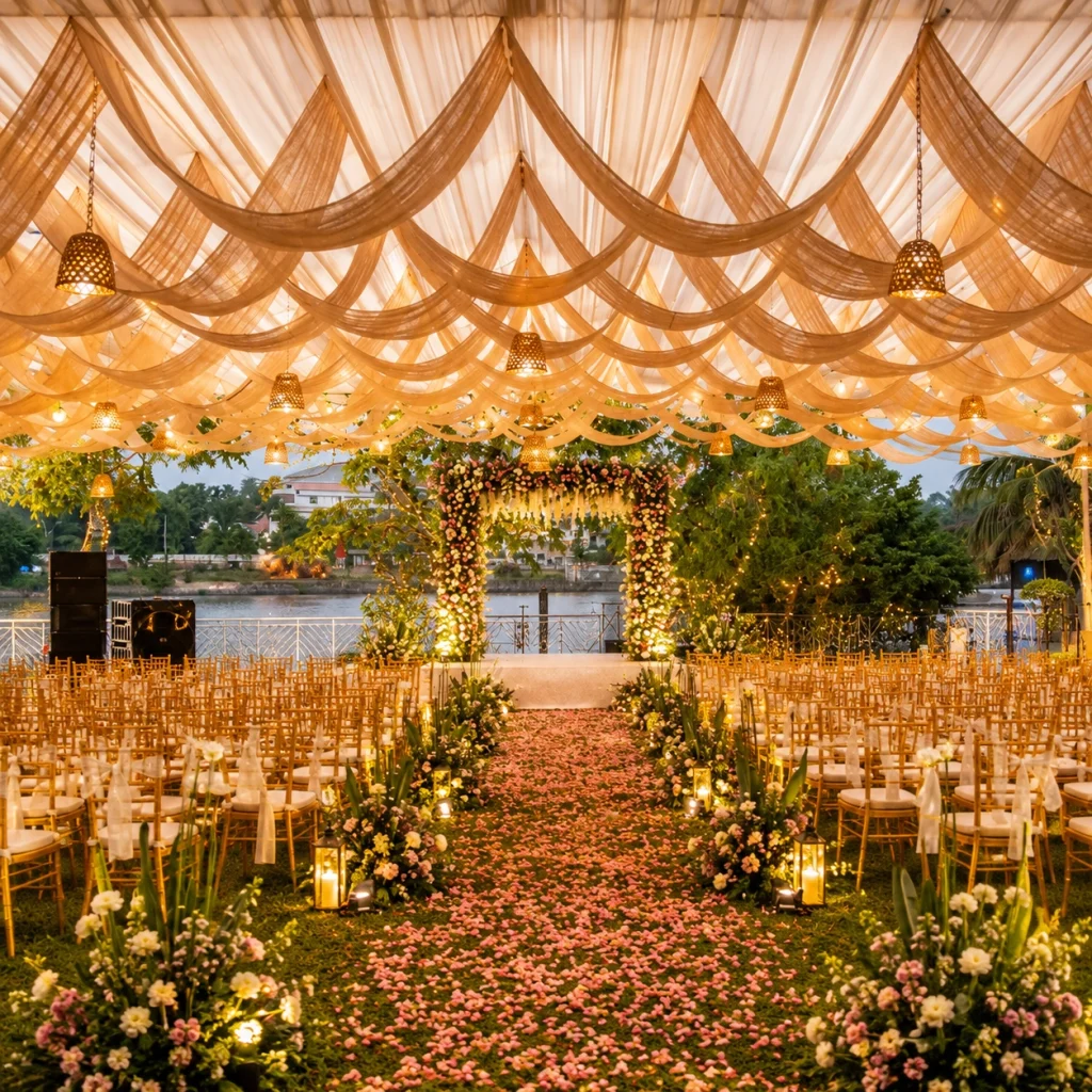 Open Lawn Wedding