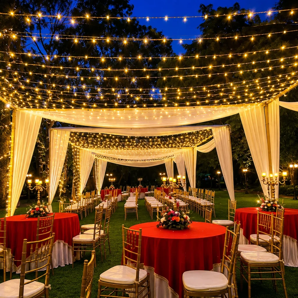 Open Lawn Wedding