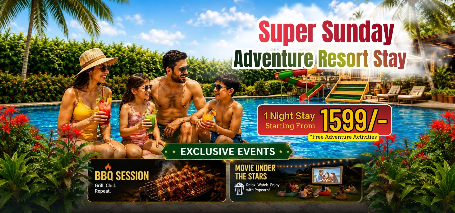 Shrubbery Palms Resort Sunday Stay