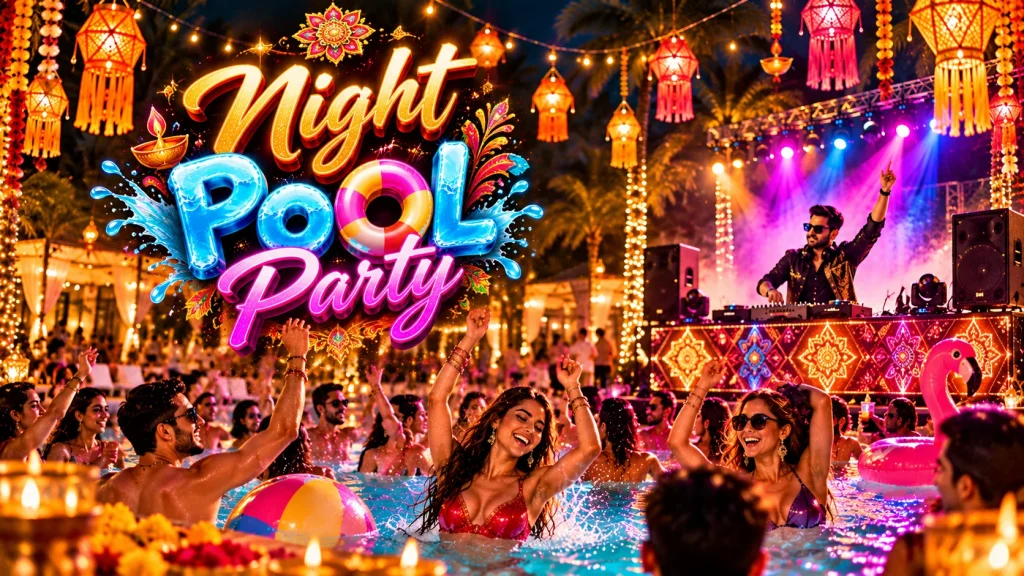 Night Pool Party - Event